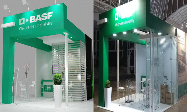Projeto BASF - Estande inovador para gigante da indústria química